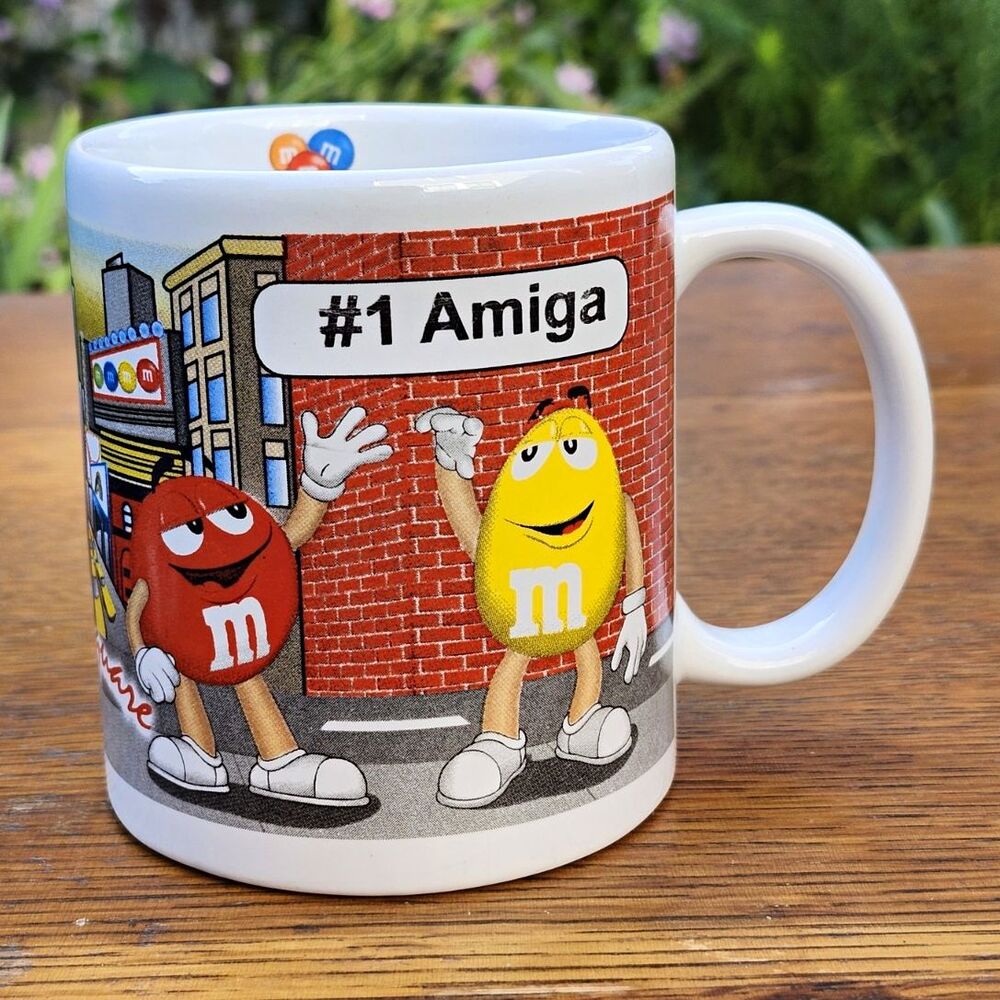 M&Ms World New York #1 Amiga Coffee Mug M&M Candy Character 2013 Souvenir